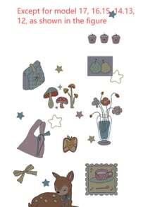 GUCADI 1pc Transparent Vase With Star & Deer + Red Fruit Deer Shaker Stand, Red Apple Deer Shaker Stand, Compatible With Iphone 16 Pro Max, 17, 12, 15, 13, Cute, Creative, Geometric, Cartoon Style, Moe, Niche, Ins Style - Clear - View 12