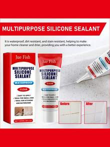 Sellador multiusos, resistente al agua y al moho para encimeras de cocina, baño, inodoro, lechada de azulejos - Multicolor - Ver 4