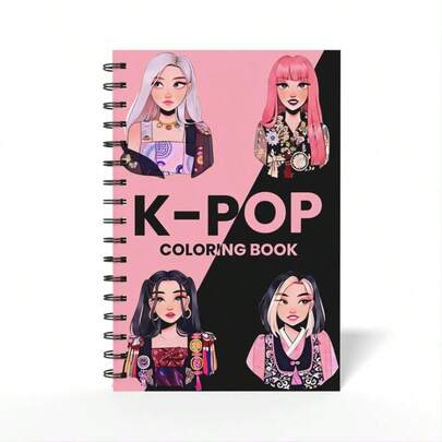 Mattel Kpop Demon HunteTopic A6: Cartoon Notebook, With Spiral Binding. This Notebook Features Designs Themed Around KPOP DE-MON HUNTERS, DE-MON HUNTRESS, And SQUAD. It Is A Commemorative Diary, Notebook, Notepad, Suitable For Use As A Birthday Gift, For Writing Important Documents, As A Gift, A Graduation Gift, A Business Gift