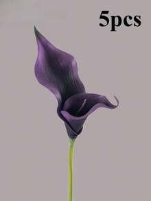 5pcs High Quality Artificial Calla Lily Flowers Home Decor, Living Room Floral Decoration, Fake Flowers Garden Party Decor, Artificial Flower & Plant, Suitable For Valentine's Day Gift, Birthday Party, Wedding Decoration, Bouquet Making, Spring Festival Decor - Multicolor - View 11