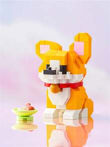 2000+ Pcs New Cute Animal Theme Mini Building Blocks Toy Series, Including Adorable Corgi Puppy, Owl, Dolphin, Rabbit, Kitten And More, Creative Assembly, Suitable For Window Decor, Living Room Decoration, Thanksgiving/Birthday, Holiday Gifts. Stress Relief Toy, Mini Building Blocks, Building Block Bear, Adult Building Blocks - Multicolor - View 16