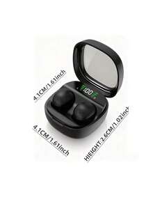 Nuevos auriculares inalámbricos invisibles mini, auriculares ultra pequeños y ocultos, tiempo de espera extra largo, con micrófono, adecuados tanto para hombres como para mujeres - MINI13X - Ver 3