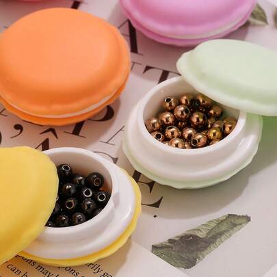 50 piezas de acero inoxidable 304 chapado en oro de 18K, cuentas multicolores de 3, 4, 5 mm para hacer joyas DIY como collares, pulseras y accesorios de joyería para mujeres