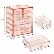 Makeup Storage Set - 藕粉色 - 查看 3