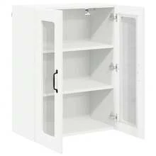 vidaXL Armoire de cuisine Blanc 60 x 31 x 80 cm Bois d'ingénierie - Blanc - Voir 5