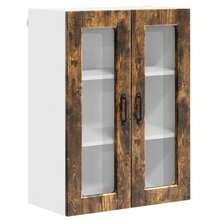 vidaXL Armadio da cucina Chêne fumé 60 x 31 x 80 cm Bois d'ingénierie - Castano - Visualizzare 2