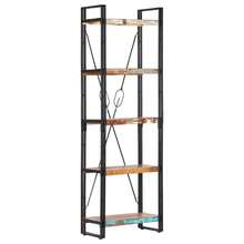 vidaXL Libreria 5 livelli 60x30x180 cm Bois solid de récupération - Castano - Visualizzare 7