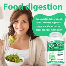50 Billion CFU Probiotic Capsules -Balances Gut Flora, Immune - 120 Capsules - 1 Bottle(1瓶) - 查看 6