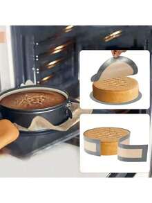 2 片装可重复使用不粘硅胶烘焙垫 - 耐热，防止蛋糕粘连，非常适合制作饼干、马卡龙和面包 - 彩色 - 查看 7