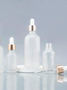 1PC 5ml-100ml Empty Dropper Bottles Aromatherapy Liquid Pipette Bottle Refillable Bottles Travel Perfume Bottle Containers - Gold - View 3