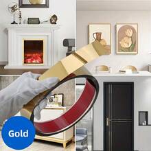 5m Stainless Steel Mirror Polished Self-Adhesive Titanium Gold Strip - Gold - View 5