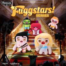 Spin Master Fugg Stars 系列 9 英寸搞笑丑陋怪物毛绒玩具，包括 Fleeting Fartlet/Rhymer Mcslimer/Greazee/Gunky Goober/Chunky Mcdunky，古怪可爱的收藏娃娃 - Chunky Mcdunky - 查看 3