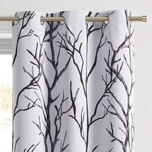 VCNY Home - Blackout Curtains, Window Treatment With Grommet Top, Nature Home Decor (FKingdom Ivory, 40\ X 63\) - Ivory - View 4