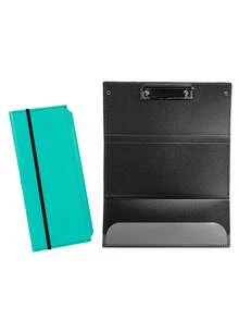 现货供应 重型防水人体工学美式三折护士写字板，优质坚固PP材质医疗图表文件夹，轻巧便携可折叠书写板，适用于医院和诊所 | 护士医疗写字板，三折护理图表文件夹，便携式医院书写板，医疗办公室必备