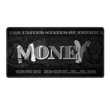 Money 100 Dollar Mouse Pad Gaming Mats Xxl Mousepad Speed Computer Tables Table Mat Deskpad Playmat Gamer Cabinet Deskmat Kawaii - ĐEN-2 - Xem 2