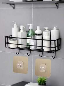1. Kệ đựng đồ nhà tắm, kệ đựng đồ trong phòng tắm, kệ đựng đồ hình tam giác không đục lỗ cho nhà tắm và nhà bếp, kệ đựng đồ nhà tắm không đục lỗ, vật dụng cần thiết cho mùa tựu trường. - màu đen - Xem 7