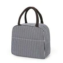 1pc Cute Bear Pattern Insulated Lunch Bag - Non-Woven Zipper Bento Box, Washable Rectangular Food Container, Suitable For School, Work, Picnic, Non-Contact Food, Reusable Lunch Bag, Back To School Essential ,Travel Essential Bag - Multicolor - View 10