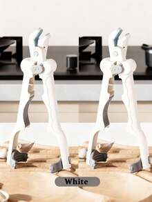 Multi-Functional Anti-Scalding Food Tongs, Heat-Resistant Silicone Hot Bowl Tongs, Hot Plate Tongs And Steamer Tongs, With Non-Slip Handles, Suitable For Microwave Ovens, Ovens And Stovetops. - Multicolor - View 14