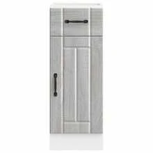 vidaXL Armoire de cuisine Lucca sonoma gris bois ingénierie - Gris - Voir 3