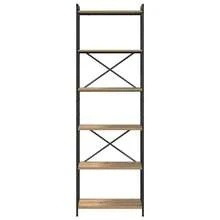 vidaXL Étagère Chêne artisanal 40 x 30 x 85 cm Bois d'ingénierie - Tabac - Voir 5
