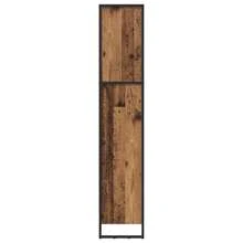 vidaXL Bibliothèque Bois Ancien 80 x 30 x 155 cm Bois d'ingénierie - Tabac - Voir 6