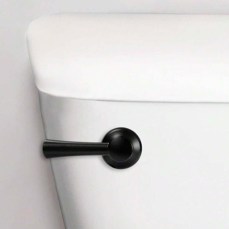 Korky Strongarm Metal Toilet Handle And Lever - Universal To Fit Front, Angled, Side, Left, And Right Mount Toilets - Matte Black, Simple Style, 6034BP - ColorD - View 1