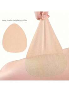Plus-Size Strapless Breast Pads, Lifting And Optimizing For Reusable Ladies' Invisible Breast Lift Pads. With Strong Non-Slip Grip, Suitable For Daily Wear And Special Occasions As Undergarments - Invisible Clothing Bra Extenders With Seamless Design For Comfortable Fit. - 棕色 - 查看 2