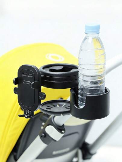 1pc Multi-Functional Baby Stroller Storage Bag - Bottle, Cup, Phone Holder Accessories Suitable For Baby Stroller