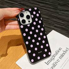 Fashionable Jelly Black TPU Shockproof Protective Case Compatible With IPhone, Suitable As Birthday And Christmas Gift For Couples, Girlfriends, Daughters, Teens - Black - View 4