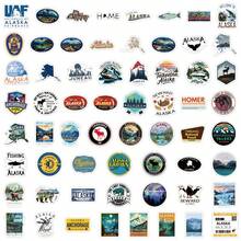 61Pcs Alaska Stickers ,High Quality Stickers For Scrapbook,Graffiti Sticker,Journaling,Laptop,Bumper,Skateboard,Water Bottles,Computer,Cartoon,Hard Hat,Car Stickers,Stickers Can Bring A Lot Of Fun To Your Life,The Perfect Gift For Adults - Multicolor - View 3