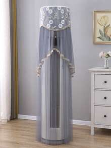 2pcs Cylindrical Air Conditioner Dust Cover, Universal Top Dust Cover, Can Start AC Without Removing The Dust Cover - Multicolor - View 1