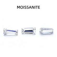Trapezoid Moissanite Trapezoid Cut Suitable For Making Pendants, Necklaces, Rings, Stud Earrings, Earrings, Jewelry Loose Stones - White - View 3