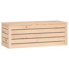vidaXL Camera da letto 89x36,5x33 cm Legno massiccio in legno - Castano - Visualizzare 5