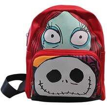 Disney Nightmare Before Christmas Jack And Sally Mini Leather Backpack - 白色 - 查看 2