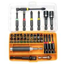 Impact Drill Screw Driver Nut Bit Magnetic Set Hex Shank 44X - Multicolor - View 11