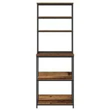 vidaXL Estante de cocina madera antigua 60 x 40 x 168 cm - Marrón - Ver 6