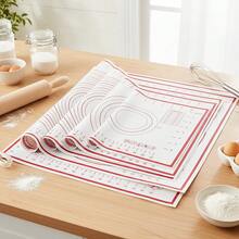 1pc Professional Baking Mat With Precise Measurement! Made Of EVA Material, Non-Stick And Easy To Clean. Built-In Precise Measurement Grid, Effortlessly Control The Size Of Your Dough. Enjoy Precise And Efficient Pizza And Pastry Making, And The Joy Of Baking! - - - View 6
