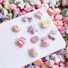 10/20个 1.5 * 0.9厘米 随机混合 DIY 手机壳发夹耳环 手工小装饰材料贴片