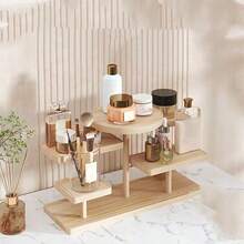 1个多层木质展示架，5个小型珠宝展示平台，多功能桌面展示架，适用于各种活动，木质多用途展示架，适合收藏品和纪念品，室内外装饰 - 彩色 - 查看 1