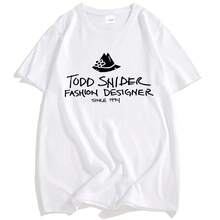 Men Women T-Shirts Todd Snider Fashion Designer Since 1994 Shirt Men Short Sleeve Cotton T-Shirt Unisex Streetwear Loose O-Neck - 淺灰色 - 查看 10