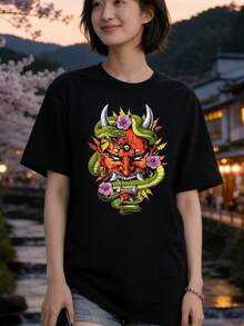 Women T-Shirts - Black - View 1
