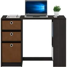 Computer Study Writing Desk, Espresso, Model:15110EXBR - Espresso - View 4