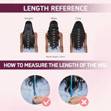 PQL Long Straight Human Blended Hair Wigs 180% Density 13x6 13x4 Lace Front Wigs Human Blended Hair For Women 13x6 13x4 Lace Frontal Closure Striaght Wigs Pre Plucked Tiny Knots Natural Hairline With Baby Hair 8-34 Inches Glueless Wigs Human Blended Hair - SBUG - View 10