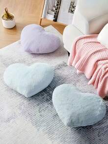 1 Stück weiches rosa herzförmiges Plüschkissen, maschinenwaschbar aus Polyesterfaser, geeignet für Innen-/Außendekor, ideales Valentinstags-Geschenk, unisex, Büromöbel-Accessoire, Kissen, Sitzkissen, Büroartikel für Damen, Valentinstags-Geschenk, Bürodekoration, Raumdekoration, Heimdekoration, Lehrerbedarf - Verschiedenfarbig - Übersicht 8