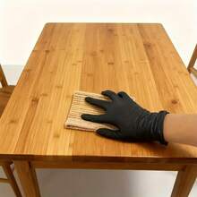 100/50/4包黑色一次性丁腈手套 - 多用途、防水、无粉，适用于家庭清洁、洗碗、美发、美甲和宠物清洁 - 非医用手套 - 黑色 - 查看 5