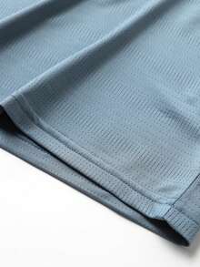 Camiseta de verano para hombre nueva para exteriores: ligera, transpirable, de moda - Neblina azul - Ver 8