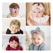 Turbante Headwrap Tiaras Niña Paquete Diadema 10pcs - Multicolor - Ver 5