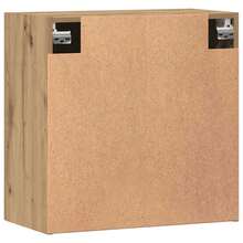 vidaXL Armario de pared chêne artesanal 60x31x60 cm ingeniería de madera - Marrón - Ver 6