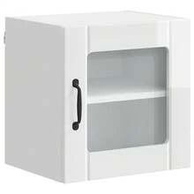 vidaXL Armoire de cuisine 2 pcs Blanc brillant 40 x 31 x 40 cm - Blanc - Voir 5