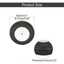 RC Airplane Wheels, 1 Inch OD RC Plane Parts Wheels Model Airplane PU Sponge Tire Tail Foam Wheel RC Model Plane Aircraft - 1 Inch - View 3
